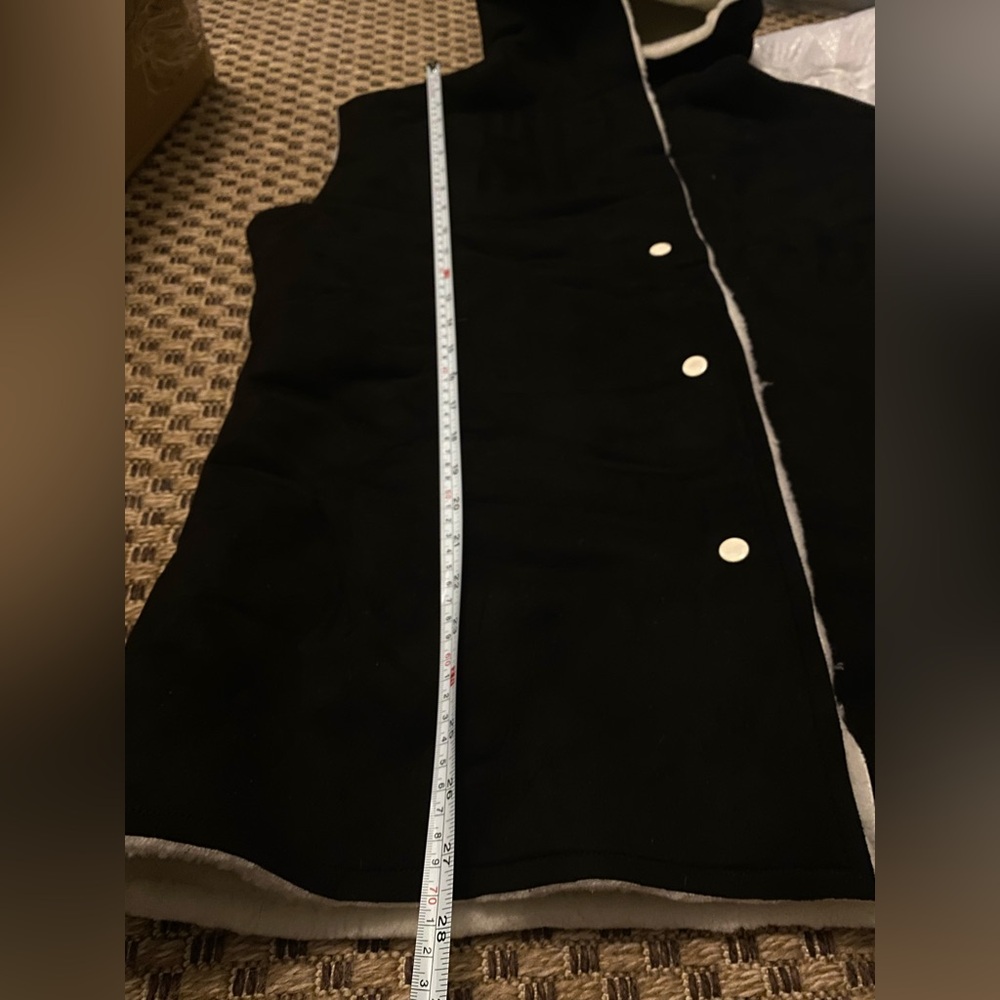 Vest warm natural sheepskin